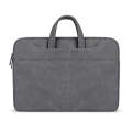 ST06S Waterproof PU Leather Zipper Hidden Portable Strap One-shoulder Handbag for 15.6 inch Lapto...