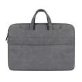 ST06S Waterproof PU Leather Zipper Hidden Portable Strap One-shoulder Handbag for 15.6 inch Lapto...