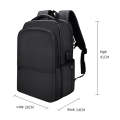 Polyester Waterproof Laptop Backpack for Below 15 inch Laptops, with USB Interface Trunk Trolley ...