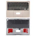 For Macbook Air 13 2020 M1 A2337 C-side Cover + UK Edition Key Board (Gold)