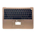 For Macbook Air 13 2020 M1 A2337 EMC3598 C-side Cover + US Edition Key Board (Gold)