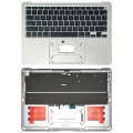 For Macbook Air 13 2020 M1 A2337 EMC3598 C-side Cover + US Edition Key Board (Silver)