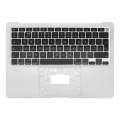 For Macbook Air 13 A2179 2020 C-side Cover + UK Edition Key Board(Silver)