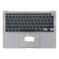 For Macbook Air 13 A2179 2020 C-side Cover + US Edition Key Board (Grey)