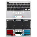 For Macbook Pro 13 inch 2021 A2338 C-side Cover + US Edition Key Board (Silver)