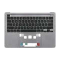 For MacBook Pro Retina 13 inch A2289 2020 C-side Cover + US Edition Key Board (Grey)