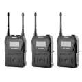 YELANGU YLG9929B MX4 Dual-Channel 100CH UHF Wireless Microphone System with 2 Transmitters and Re...