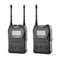 YELANGU YLG9929C MX4 Dual-Channel 100CH UHF Wireless Microphone System with Transmitter and Recei...