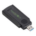 1516 Driverless Wireless Network Card Gigabit Dual Band 5G 150Mbps Computer USB Network Card (Black)