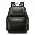 Bopai 851-01981A Top-grain Leather Business Travel Anti-theft Man Backpack, Size: 35x26x44cm