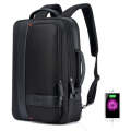 Bopai 751-006561 Large Capacity Business Casual Breathable Laptop Backpack with External USB Inte...