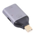 2 in 1 4K 60Hz Mini DP Male to USB-C / Type-C Charging + USB-C / Type-C Female Adapter