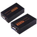 VGA & Audio Extender 1920x1440 HD 100m Cat5e / 6-568B Network Cable Sender Receiver Adapter, US Plug