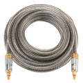 EMK YL-A 5m OD8.0mm Gold Plated Metal Head Toslink Male to Male Digital Optical Audio Cable