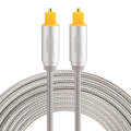 EMK 3m OD4.0mm Gold Plated Metal Head Woven Line Toslink Male to Male Digital Optical Audio Cable...