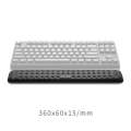 Mechanical Keyboard Wrist Rest Memory Foam Mouse Pad, Size : M (Black)