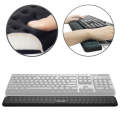 Mechanical Keyboard Wrist Rest Memory Foam Mouse Pad, Size : L (Black)