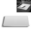 Aluminum Alloy Double-sided Non-slip Mat Desk Mouse Pad, Size : M(Silver)