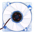 8025 4 Pin DC 12V 0.18A Computer Case Cooler Cooling Fan with LED Light, Random Color Delivery , ...