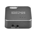 EMK SPDIF/TosLink Digital Optical Audio 3x1 Switcher with IR Controller (Grey)