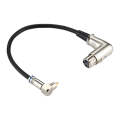 Aluminum Shell RCA Elbow Male to 3 Pin XLR CANNON Elbow Female Audio Connector Adapter for Cable ...