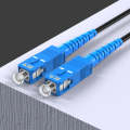Triple Steel Wire Long Range Outdoor Fiber Optic Drop Cable Patch Jumper with SC Connector, Cable...