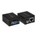 VGA Signal to RJ45 Signal Extender Transmitter + Receiver Converter Ethernet Cable, Transmission ...