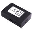 Optical Toslink Input to Coaxial RCA Output Digital Audio Converter Adapter(Black)