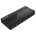 ORICO H727RK-U3 ABS High Speed 7 Ports USB 3.0 HUB with 12V Power Adapter for Laptops / Smartphon...