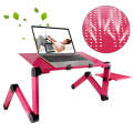 Portable 360 Degree Adjustable Foldable Aluminium Alloy Desk Stand with Mouse Pad for Laptop / No...