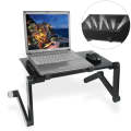 Lengthen Portable 360 Degree Adjustable Foldable Aluminium Alloy Desk Stand for Laptop / Notebook...