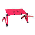 Portable 360 Degree Adjustable Foldable Aluminium Alloy Desk Stand with Double CPU Fans & Mouse P...