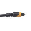 QHG01 SPDIF Toslink PVC Double Color Optic Audio Cable, Length: 1m