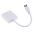 External Graphics Card Converter Cable USB3.0 to VGA, Resolution: 1080P(White)