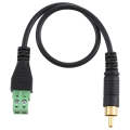 RCA Male Gold-plated to 2 Pin Pluggable Terminals Solder-free USB Connector Solderless Connection...