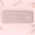 Original Xiaomi Youpin MIIIW 85 Keys 2.4GHz Mini Bluetooth Dual-Mode Wireless Keyboard(Pink)
