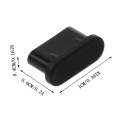 20 PCS Silicone Anti-Dust Plugs for USB-C / Type-C Port(Transparent)