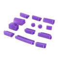 13 in 1 Universal Silicone Anti-Dust Plugs for Laptop(Purple)
