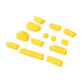 13 in 1 Universal Silicone Anti-Dust Plugs for Laptop(Yellow)