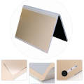 4 in 1 Notebook Shell Protective Film Sticker Set for Microsoft Surface Book 2 15 inch(Gold)