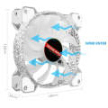 COOLMOON RGB Cooling Fan120mm PWM 6PIN S1 ARGB Fans