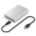 Blueendless U23Q SATA 2.5 inch Micro B Interface HDD Enclosure with Micro B to USB Cable, Support...