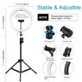 PULUZ 11.8 inch 30cm Light + 1.1m Tripod Mount Curved Surface RGBW Dimmable LED Ring Vlogging Pho...