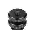 PULUZ Reinforced Hot Shoe 1/4 inch Screw Adapter with Double Nut for DSLR Cameras, GoPro HERO10 B...