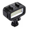 PULUZ 20 LEDs 40m Waterproof IPX8 Studio Light Video & Photo Light with Hot Shoe Base Adapter & Q...