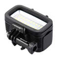 PULUZ 20 LEDs 40m Waterproof IPX8 Studio Light Video & Photo Light with Hot Shoe Base Adapter & Q...