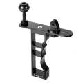 PULUZ CNC Aluminum Single Hand Diving Photography Bracket Handheld Holder, Compatible with DJI Os...