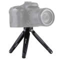 PULUZ Pocket Mini Metal Desktop Tripod Mount with 1/4 inch to 3/8 inch Thread Adapter Screw for D...