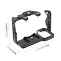 For Sony ILME-FX30 / FX3 PULUZ Metal Camera Cage Stabilizer Rig with NOTA Slider(Black)