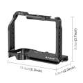 For Sony ZV-E1 PULUZ Aluminum Alloy Camera Cage Stabilizer (Black)